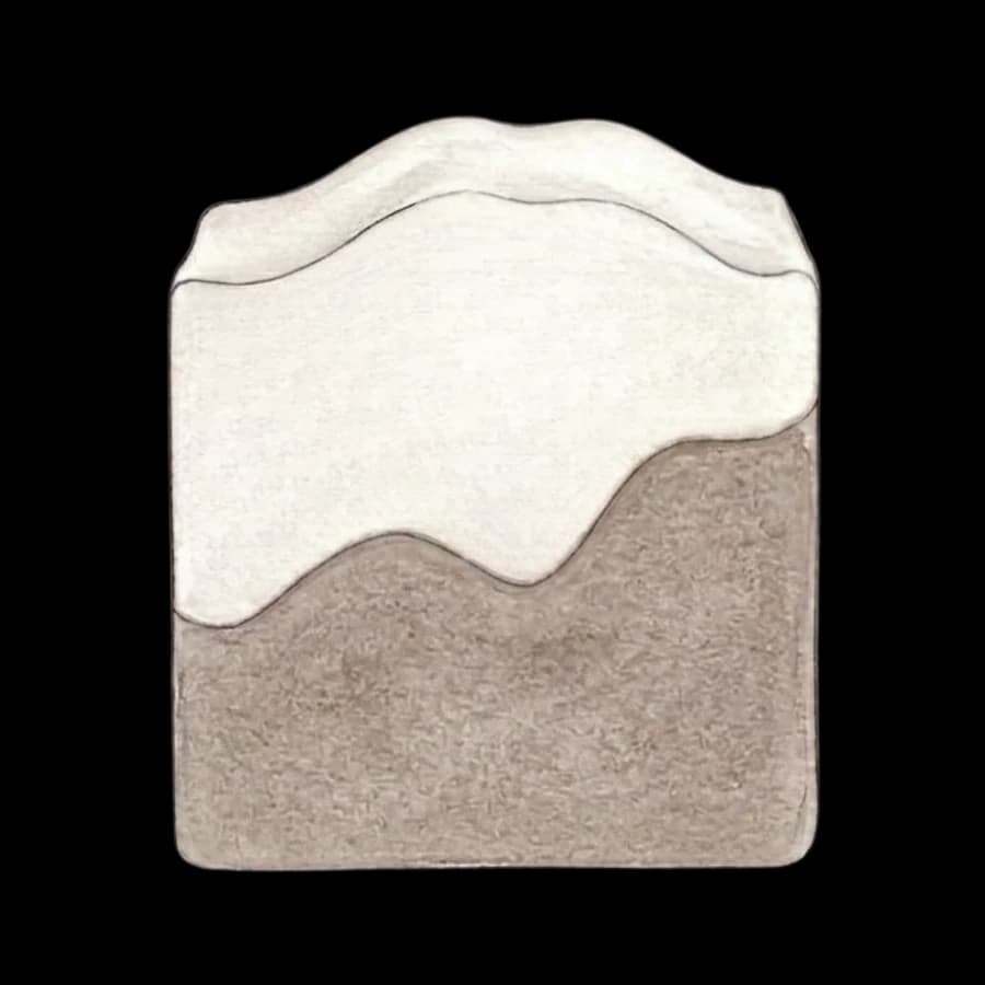 A handmade bar of eucalyptus soap